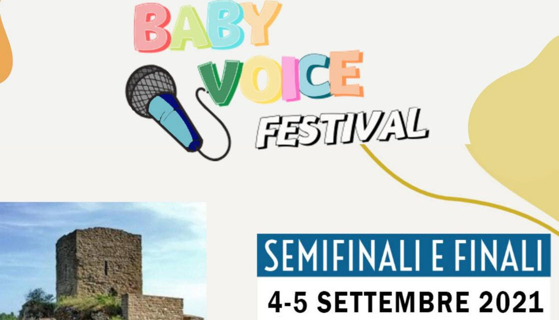 DOMENICA 5 SETTEMBRE SI TERRÀ A PIETRARUBBIA LA FINALISSIMA DEL  FESTIVAL BABY VOICE