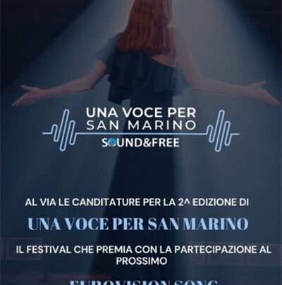 Al via le candidature per la 2^ edizione di “Una Voce Per San Marino”, il festival che premia con la partecipazione al prossimo Eurovision Song Contest