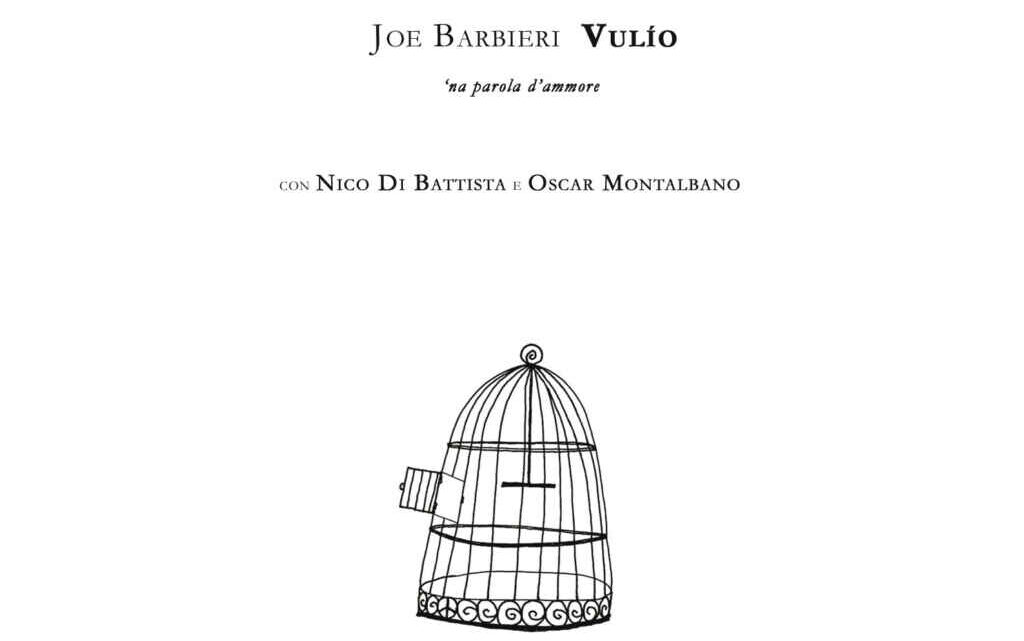 “Vulío” il nuovo disco di Joe Barbieri